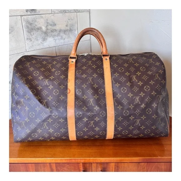🔥SALE🔥LOUIS VUITTON KEEPALL 55 DUFFEL BAG MONOGRAM - Picture 2 of 16